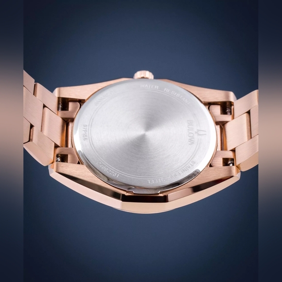 ***BRAND NEW*** Bulova Women's Quartz Diamond Accent Rose Gold-Tone Watch - Picture 9 of 14